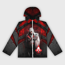 Ветровка с капюшоном женская Assasin's creed, цвет: 3D-белый