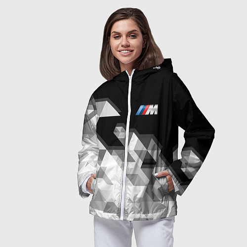 Женская ветровка BMW / 3D-Белый – фото 3