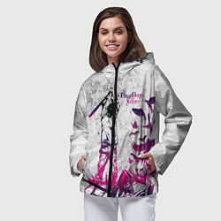 Ветровка с капюшоном женская Three Days Grace, цвет: 3D-черный — фото 2