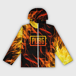 Ветровка с капюшоном женская PUBG, цвет: 3D-белый