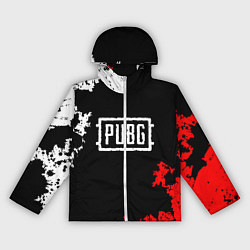 Ветровка с капюшоном женская PUBG, цвет: 3D-белый