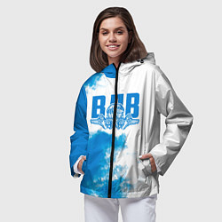 Ветровка с капюшоном женская ВДВ, цвет: 3D-черный — фото 2