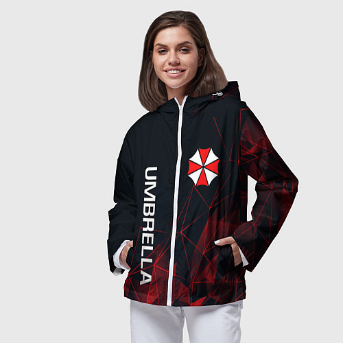 Женская ветровка UMBRELLA CORP / 3D-Белый – фото 3