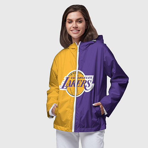 Женская ветровка LA LAKERS / 3D-Белый – фото 3