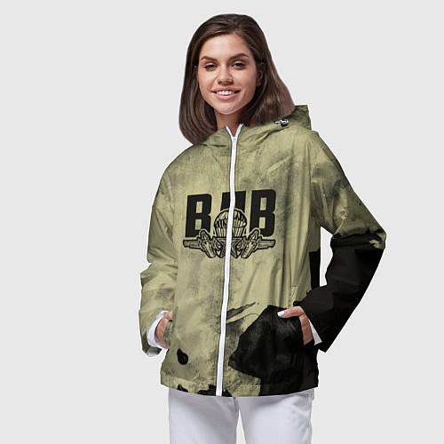 Женская ветровка ВДВ / 3D-Белый – фото 3