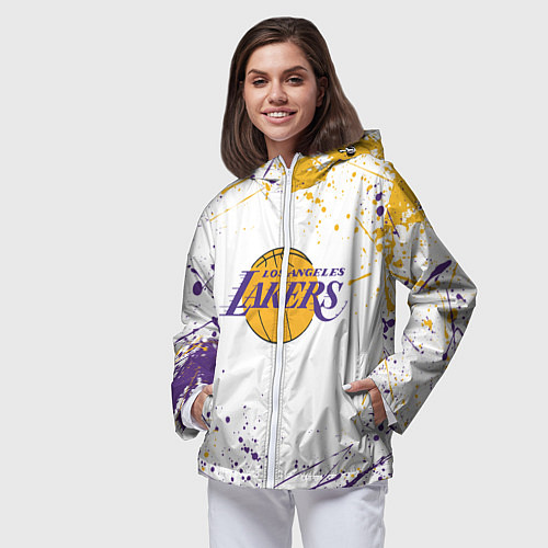 Женская ветровка LA LAKERS / 3D-Белый – фото 3