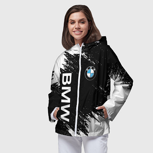 Женская ветровка BMW / 3D-Белый – фото 3