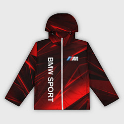 Ветровка с капюшоном женская BMW БМВ Z, цвет: 3D-белый