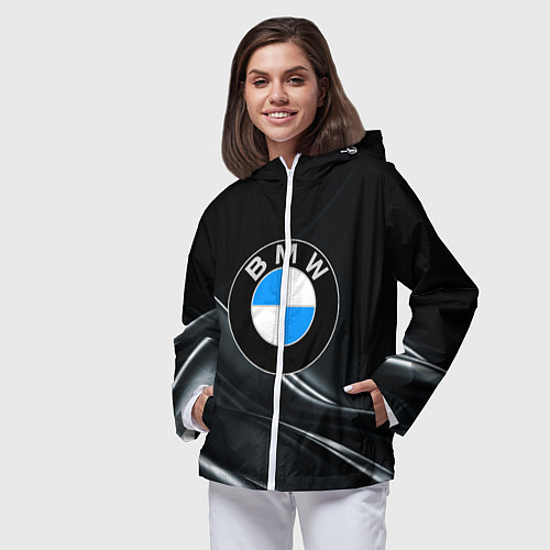 Женская ветровка BMW / 3D-Белый – фото 3