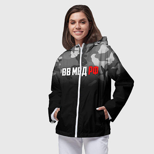 Женская ветровка ВВ МВД РФ / 3D-Белый – фото 3
