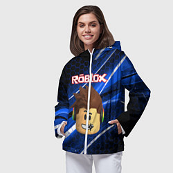 Ветровка с капюшоном женская ROBLOX, цвет: 3D-белый — фото 2