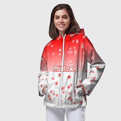 Женская ветровка ROBLOX / 3D-Белый – фото 3