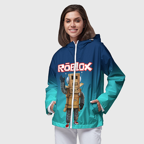 Женская ветровка ROBLOX / 3D-Белый – фото 3