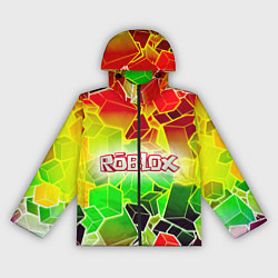 Ветровка с капюшоном женская Роблокс, цвет: 3D-черный