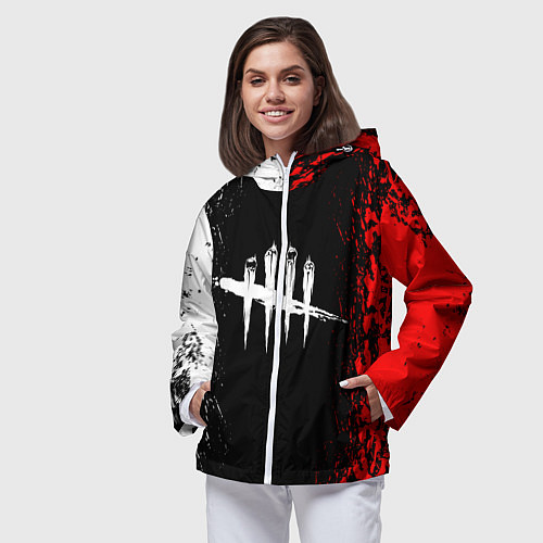 Женская ветровка DEAD BY DAYLIGHT / 3D-Белый – фото 3