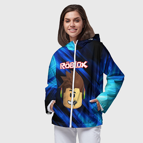 Женская ветровка ROBLOX / 3D-Белый – фото 3