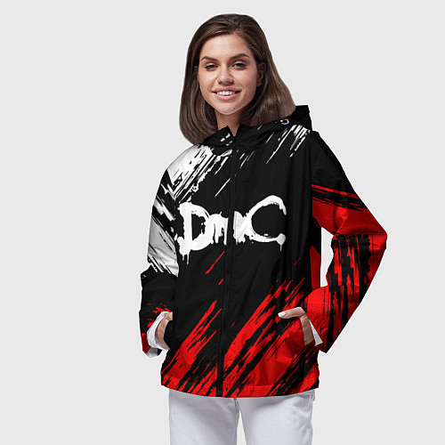 Женская ветровка DEVIL MAY CRY DMC / 3D-Черный – фото 3
