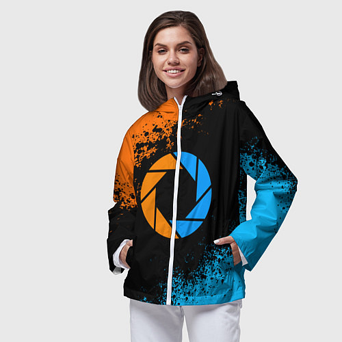 Женская ветровка PORTAL / 3D-Белый – фото 3