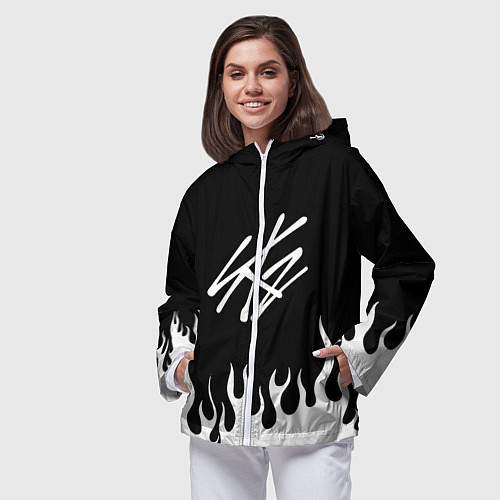 Женская ветровка Stray Kids / 3D-Белый – фото 3