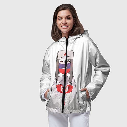 Женская ветровка Country Humans / 3D-Черный – фото 3