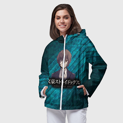 Женская ветровка Bungou Stray Dogs / 3D-Белый – фото 3