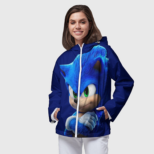 Женская ветровка SONIC / 3D-Белый – фото 3