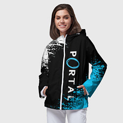 Ветровка с капюшоном женская PORTAL, цвет: 3D-белый — фото 2