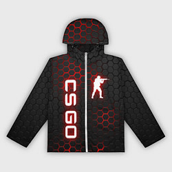 Ветровка с капюшоном женская CS GO, цвет: 3D-белый