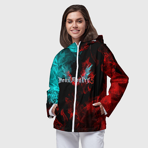 Женская ветровка DEVIL MAY CRY / 3D-Белый – фото 3