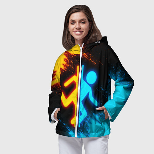 Женская ветровка PORTAL / 3D-Белый – фото 3