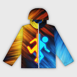 Ветровка с капюшоном женская PORTAL, цвет: 3D-белый