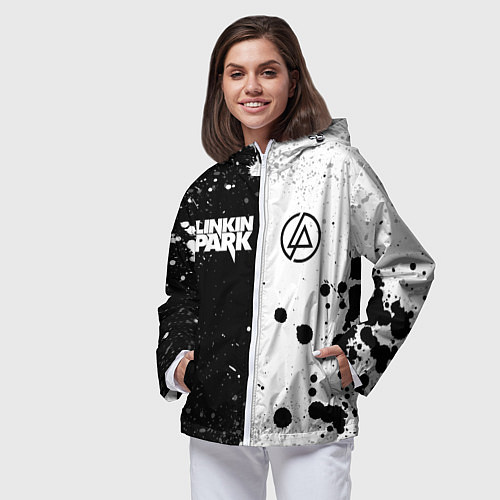 Женская ветровка LINKIN PARK / 3D-Белый – фото 3
