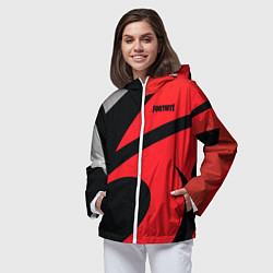 Ветровка с капюшоном женская Fortnite, цвет: 3D-белый — фото 2