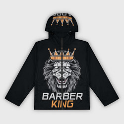 Ветровка с капюшоном женская Barber King Барбер Король, цвет: 3D-черный
