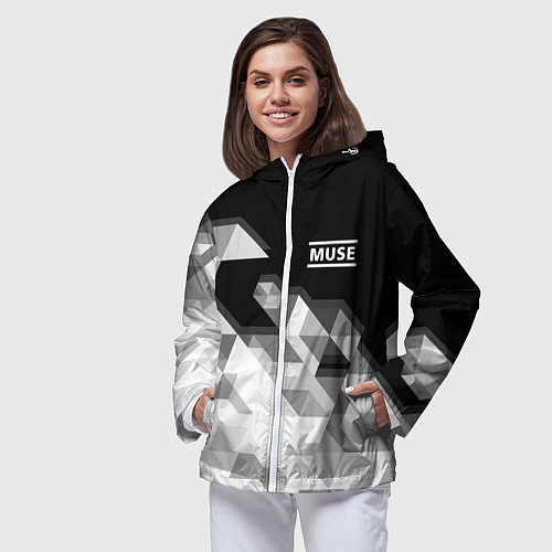 Женская ветровка Muse / 3D-Белый – фото 3