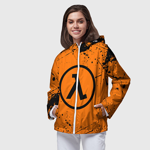 Женская ветровка HALF-LIFE / 3D-Белый – фото 3