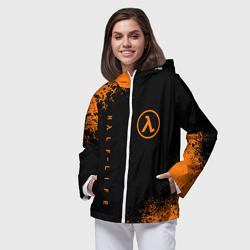 Женская ветровка HALF-LIFE / 3D-Белый – фото 3