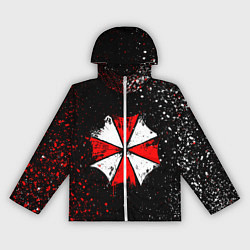 Ветровка с капюшоном женская RESIDENT EVIL UMBRELLA, цвет: 3D-белый