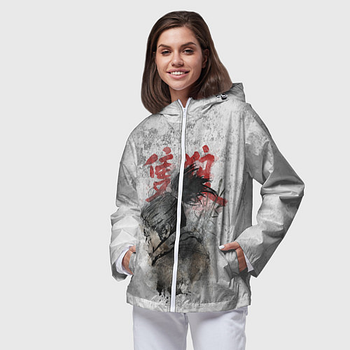 Женская ветровка SEKIRO SHADOW DIE TWICE / 3D-Белый – фото 3