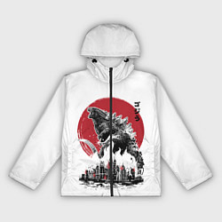 Ветровка с капюшоном женская GODZILLA, цвет: 3D-черный