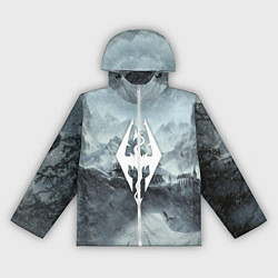 Ветровка с капюшоном женская THE ELDER SCROLLS, цвет: 3D-белый