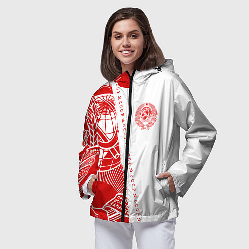 Женская ветровка СССР / 3D-Черный – фото 3