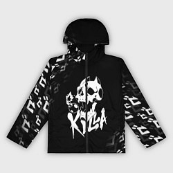 Ветровка с капюшоном женская KILLER QUEEN, цвет: 3D-черный