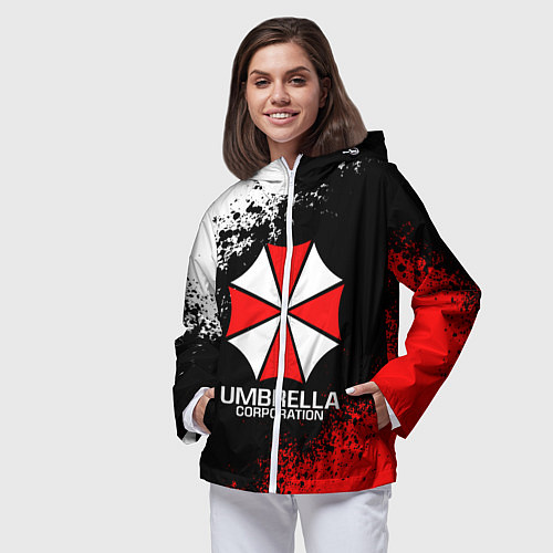 Женская ветровка RESIDENT EVIL UMBRELLA / 3D-Белый – фото 3