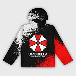 Ветровка с капюшоном женская RESIDENT EVIL UMBRELLA, цвет: 3D-черный