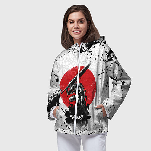 Женская ветровка BERSERK / 3D-Белый – фото 3