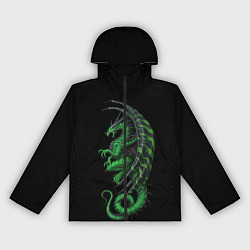 Ветровка с капюшоном женская Green Dragon, цвет: 3D-черный