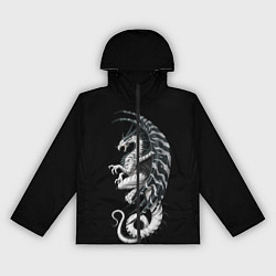 Ветровка с капюшоном женская White Dragon, цвет: 3D-черный