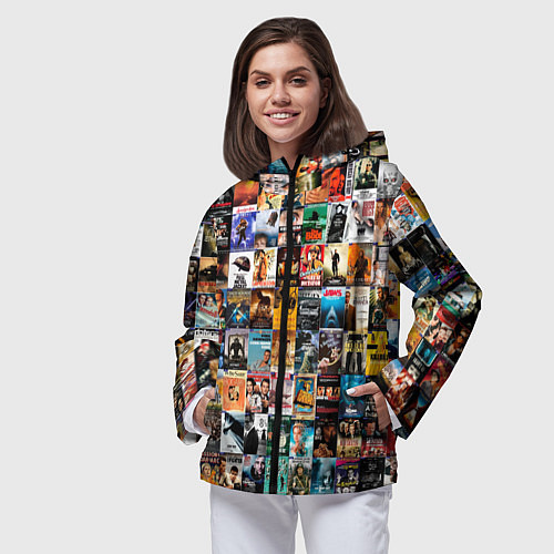 Женская ветровка Постеры фильмов / 3D-Черный – фото 3