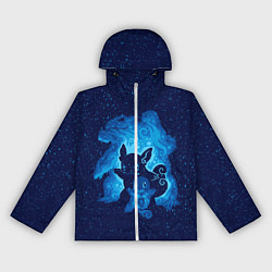 Ветровка с капюшоном женская Сквиртл Эша, цвет: 3D-белый